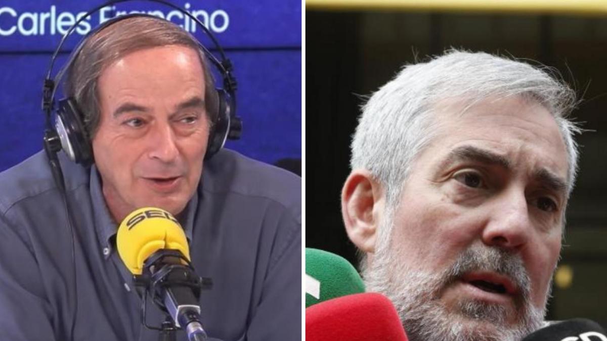 Isaías Lafuente ve que el Hondius tiene que atracar en Tenerife por el mal tiempo y le deja a Clavijo la frase del día