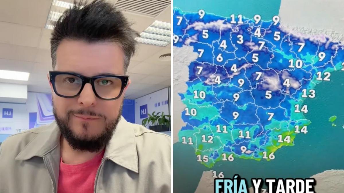 Martín Barreiro, meteorólogo de TVE, avisa de que vuelve el invierno a España y de lo que pasará en los próximos días