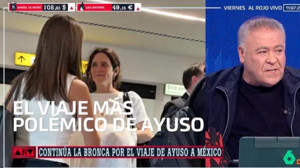 Ferreras remata la polémica de la transparencia de Ayuso en México dando la vuelta a la tortilla