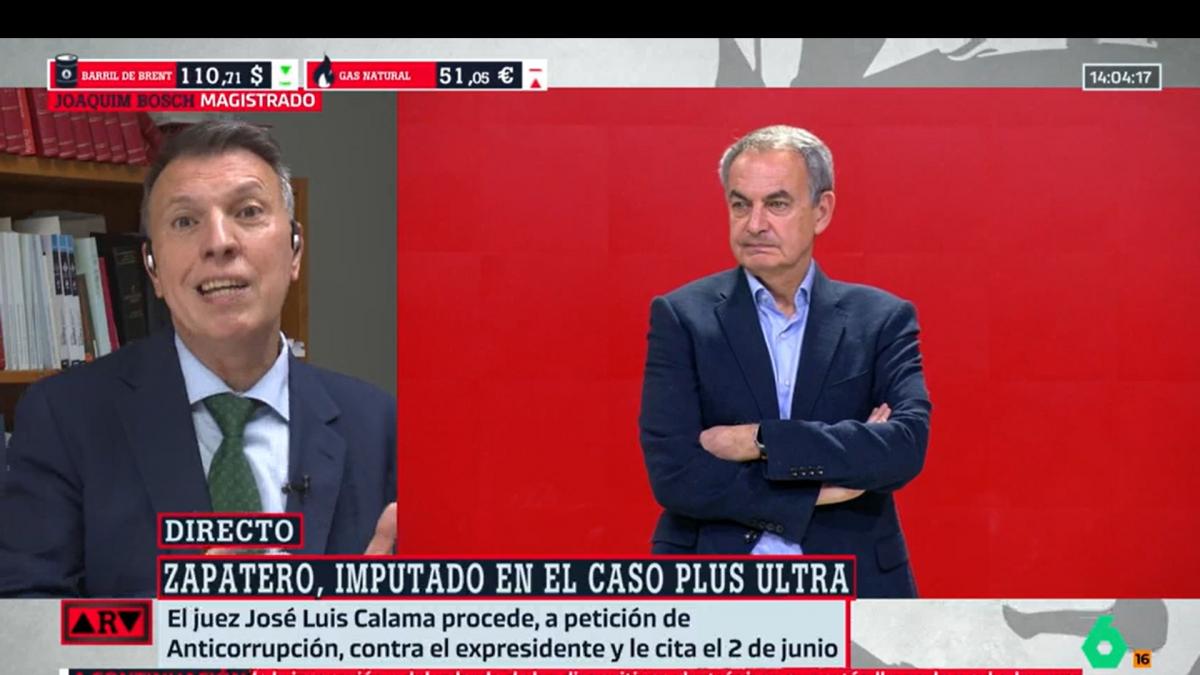 El juez Joaquim Bosch analiza, paso por paso, la imputación de Zapatero y llega a una conclusión muy clara