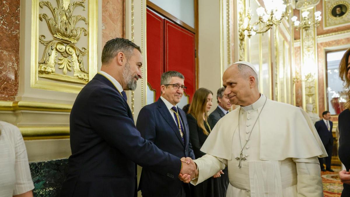Sorpresa por las palabras de Abascal tras escuchar al papa e
