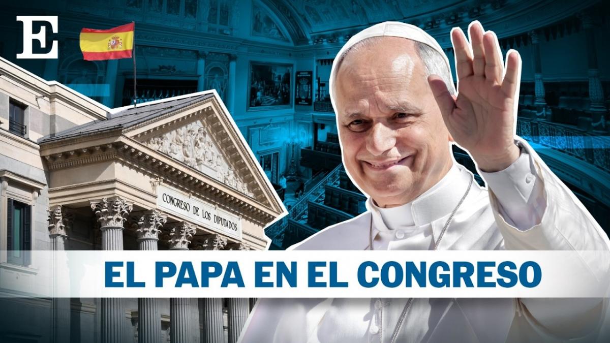 Vídeo en directo: EL papa León XIV en el Congreso de los Dip