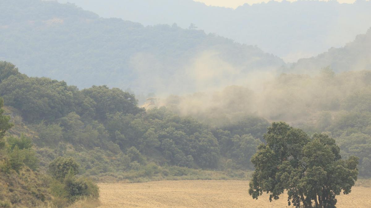 El incendio de Orés (Zaragoza) avanza por el flanco izquierdo y afecta ya a más de 15.400 hectáreas