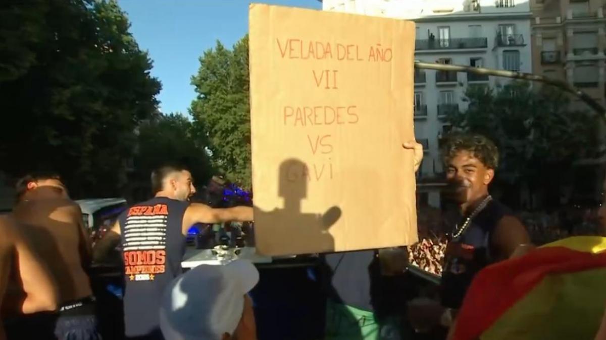 La pancarta que levanta Lamine Yamal sobre Gavi y Paredes va a ser comentada en España y muchísimo más en Argentina