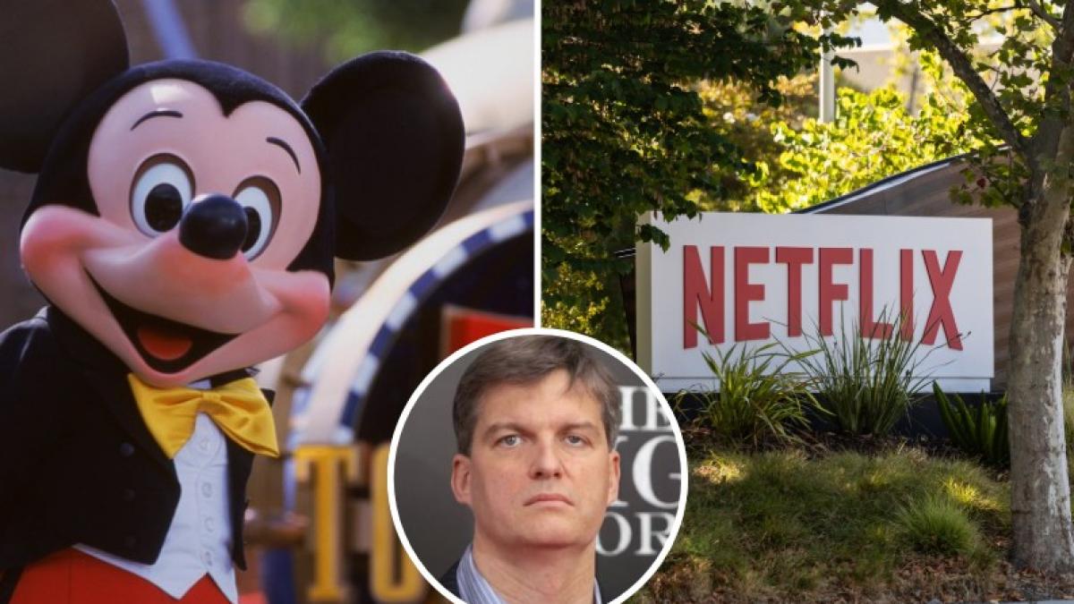 Michael Burry, el visionario que predijo la crisis de 2008, despliega una metáfora gastronómica sobre Disney y Netflix: "Una casa hace vino, la otra produce leche"