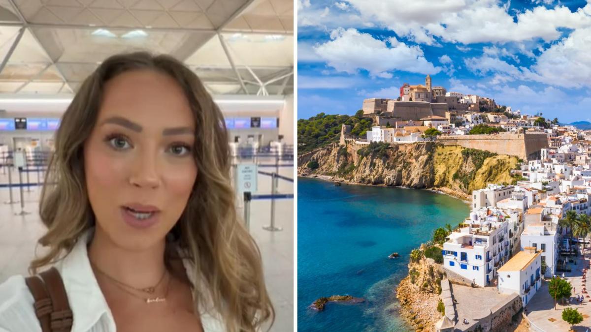 Katie, 24 años, se sube a un avión para irse a Ibiza de vacaciones durante 6 horas: 'Solo quería escaparme un rato'