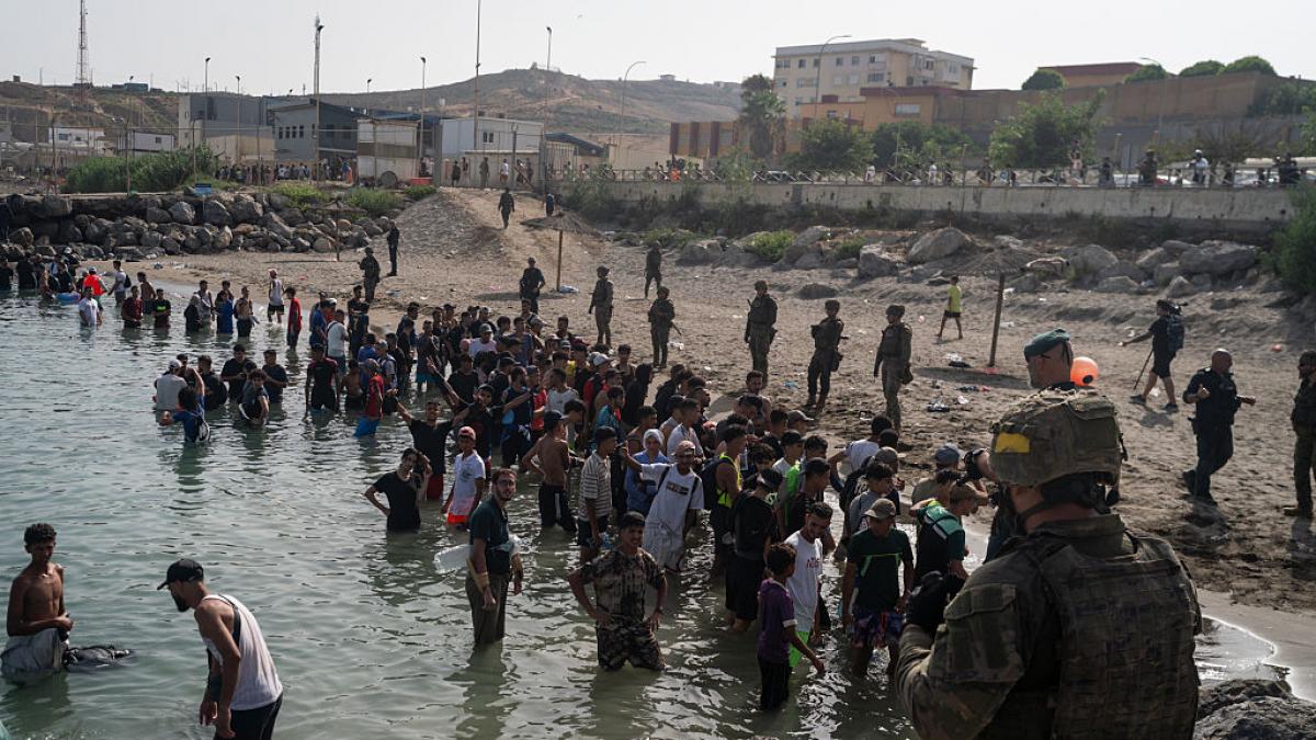 La Guardia Civil ve probable una nueva entrada masiva de migrantes a Ceuta el 15 de agosto:  El riesgo de materialización es real, pero su magnitud es incierta 