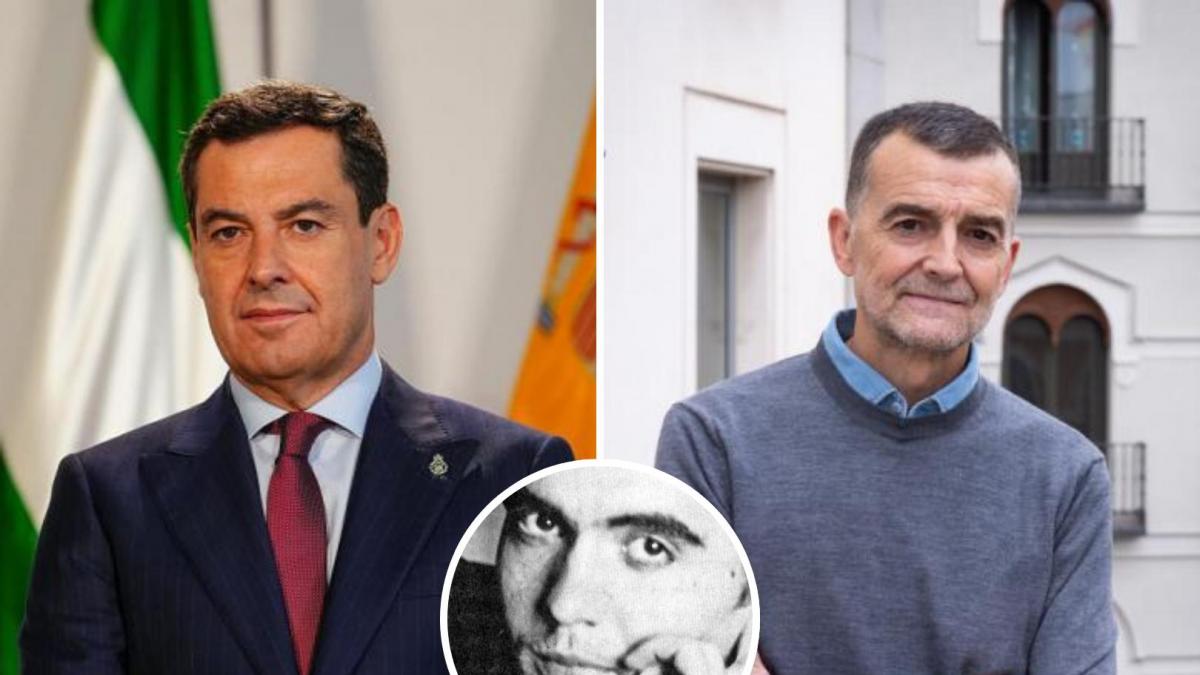 Juanma Moreno reivindica a Lorca en el 90 aniversario de su asesinato y Antonio Maíllo le recuerda lo que hace en Andalucía: "Pactas con los herederos de sus asesinos"