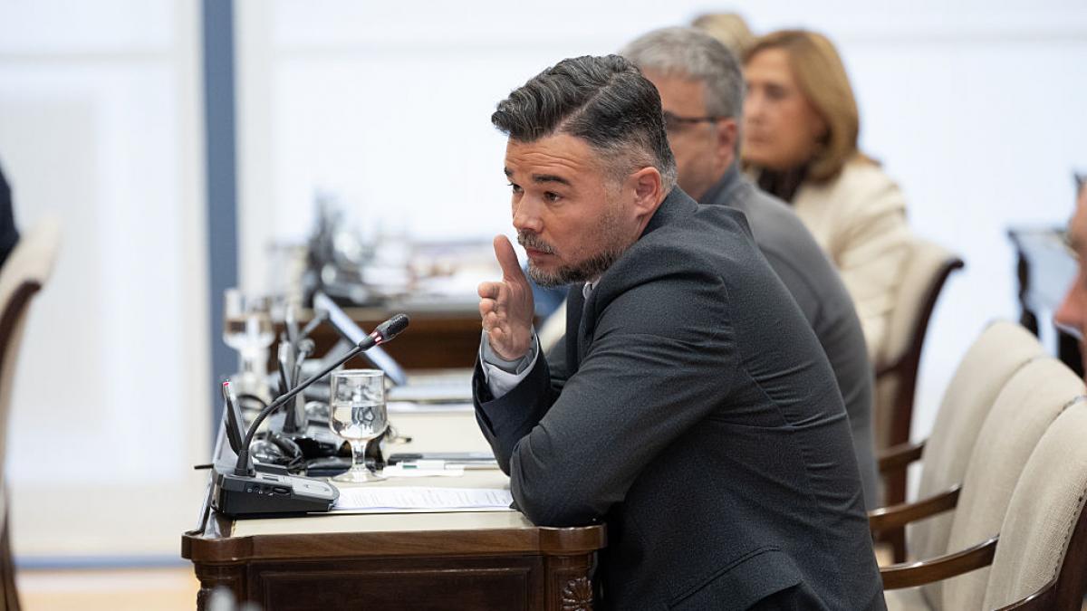 La respuesta de Rufián cuando el PP le exige que modere el lenguaje se ...