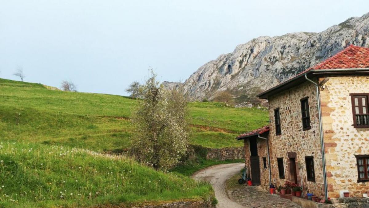 Paisaje del valle cántabro donde se rodaron escenas de la película