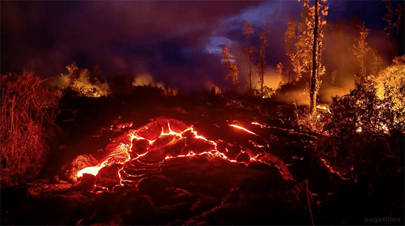 La fiera belleza de un volcán en erupción, grabada en 'time-lapse' (VÍDEO,  GIFS)