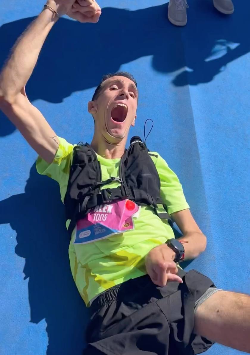 Álex Roca, primer atleta del mundo con un 76% de discapacidad física en ...