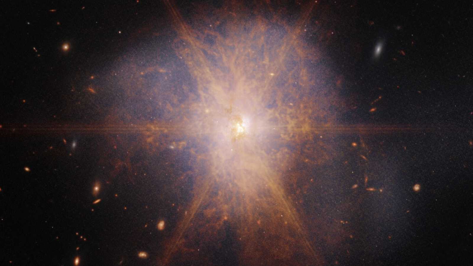 El telescopio James Webb capta la impresionante colisión de dos galaxias