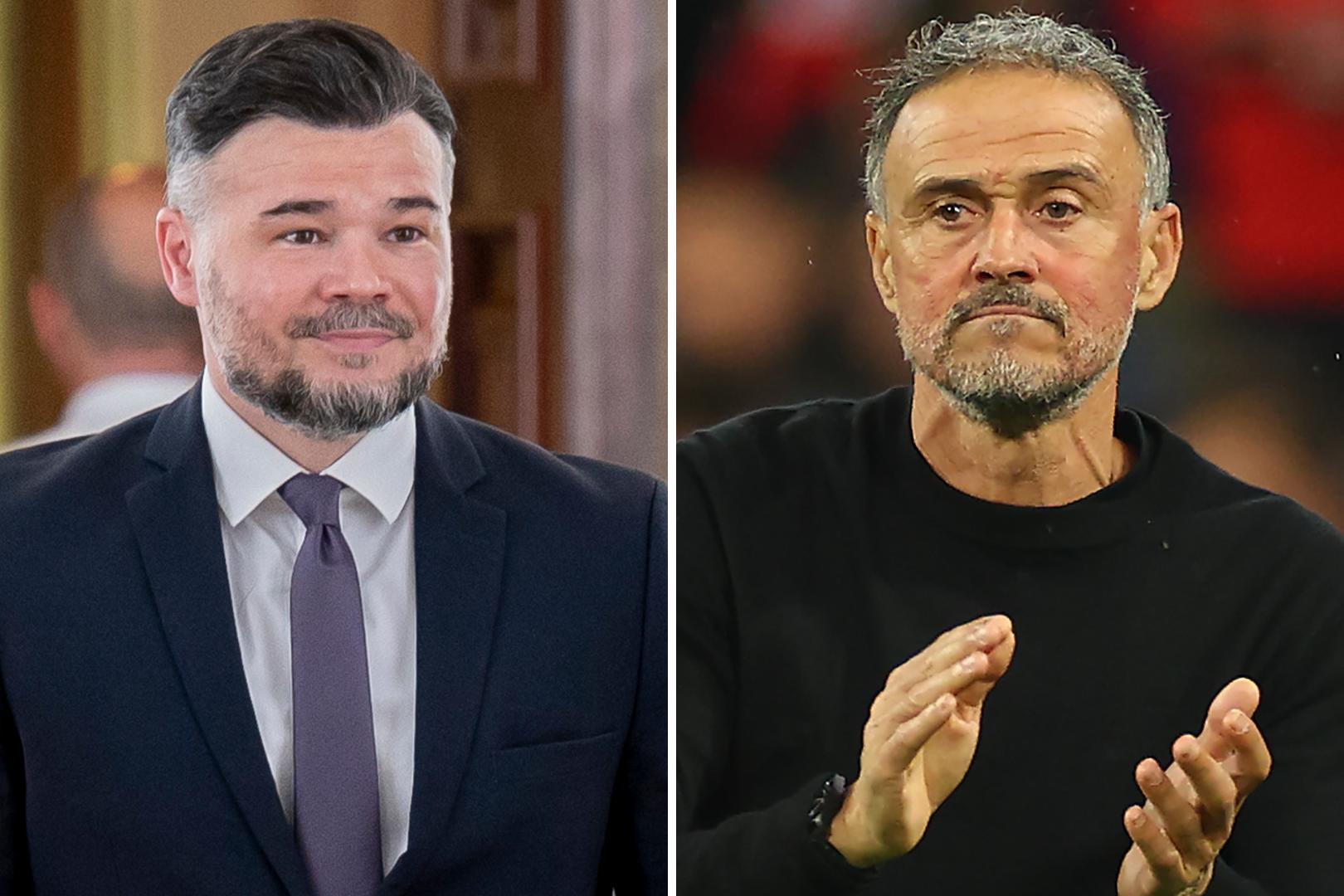 Gabriel Rufián define a Luis Enrique en unas pocas líneas que son más ...